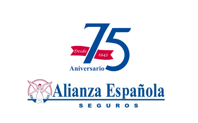 logotipo 75 Aniversario de La Alianza Española 75 Aniversario Alianza Española